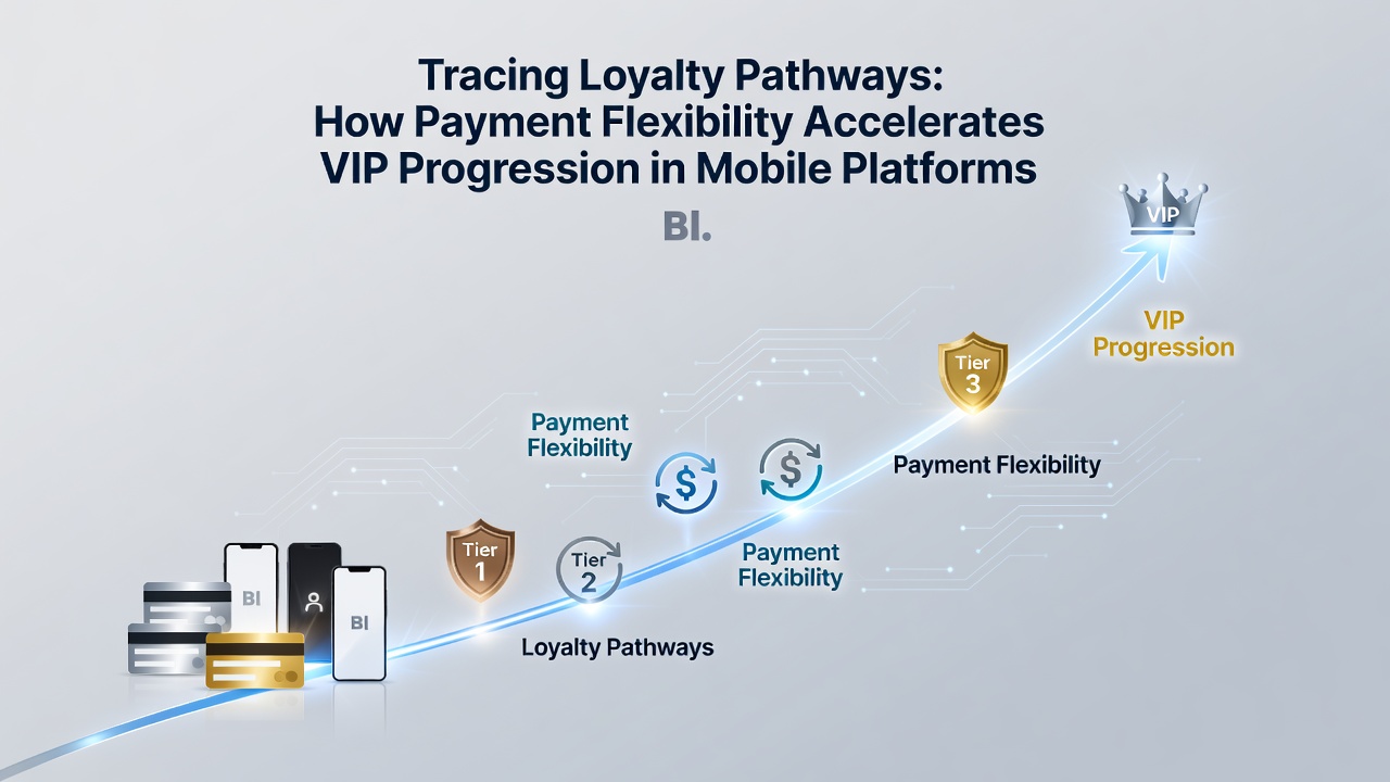 Diagramm zu Transaktionspfaden und VIP-Stufen in mobilen Glücksspiel-Apps